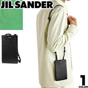 ジルサンダー レザーショルダー　ブラック JIL SANDER ジルサンダー バッグ ショルダーバッグ ハンドバッグ