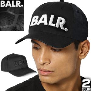 ボーラー BALR 帽子 キャップ ベースボールキャップ メンズ ロゴ 刺繍 コットン おしゃれ 大きいサイズ ブランド プレゼント 黒 ブラック