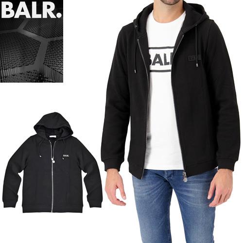 ボーラー BALR. パーカー ジップアップ メンズ Q-SERIES メタルロゴ おしゃれ コット...