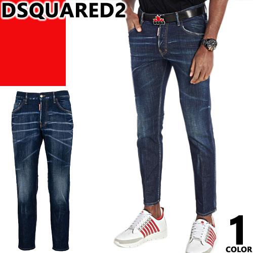 ディースクエアード DSQUARED2 デニム ダーク クリーン ウォッシュ スケーター ジーンズ ...