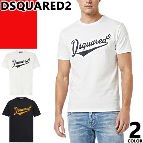 ディースクエアード DSQUARED2 Tシャツ メンズ 半袖 クルーネック 丸首 ロゴ ブランド ...