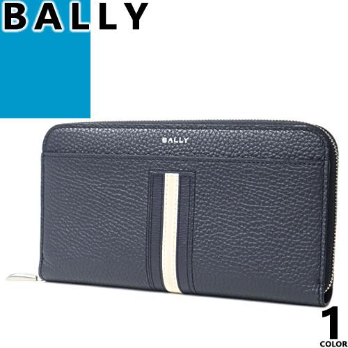 バリー BALLY 財布 長財布 リボン ラウンドファスナー 小銭入れあり メンズ レザー 大容量 ...