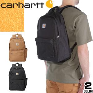 カーハート Carhartt バッグ リュック バックパック メンズ レディース おしゃれ 撥水 通勤 通学 ブランド プレゼント 黒色 茶色 ブラック ブラウン