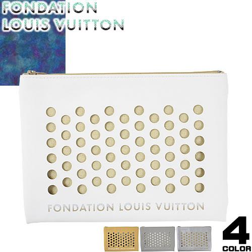 フォンダシオン ルイヴィトン 美術館 限定 クラッチバッグ ポーチ 小物入れ レディース メンズ お...