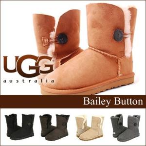 【在庫限り】 UGG アグ ブーツ ムートンブーツ クラシックベイリーボタン ムートン ブーツショート