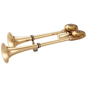 日本ボデーパーツ工業 バトルロングヤンキーホーン 真鍮 24V BL472 日