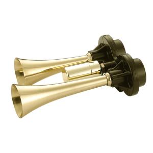 日建 D型ヤンキーホーン 真鍮 12V車用 トラック D412-12 ニッケン