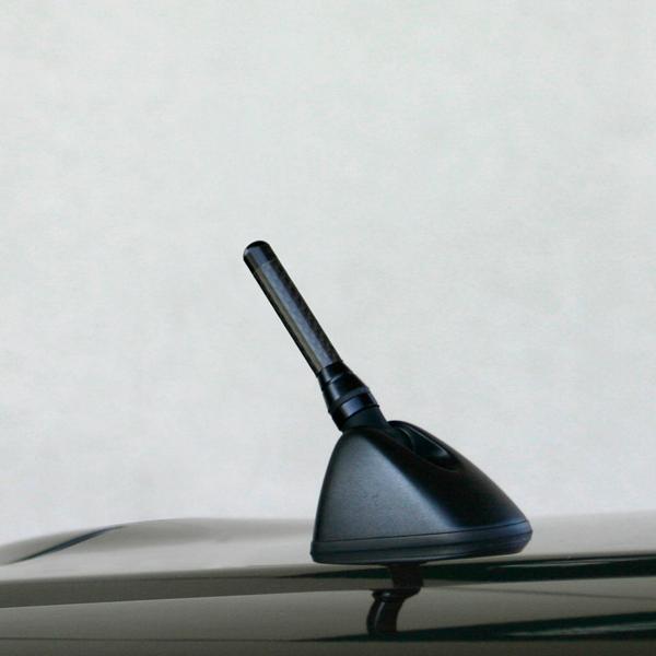 カーボンアンテナ2（自動車用交換タイプ ルーフアンテナ）60mm リアルカーボン ショートアンテナ ...