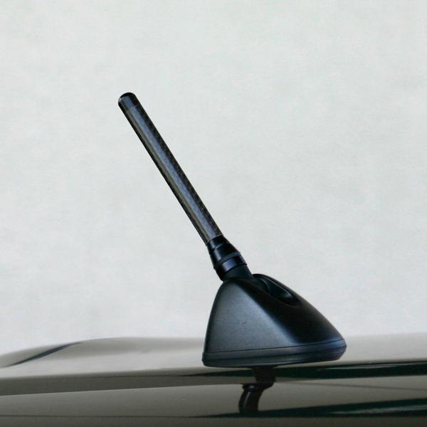 カーボンアンテナ2（自動車用交換タイプ ルーフアンテナ）100mm リアルカーボン ショートアンテナ...