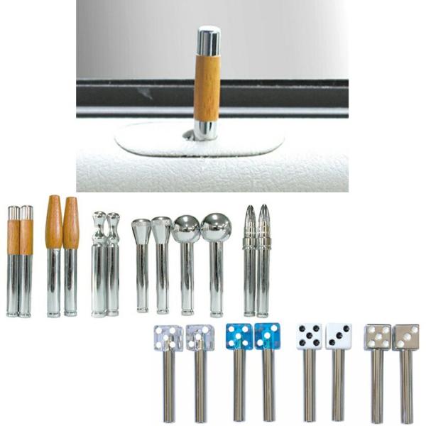 ドアロックノブ汎用2本セット　A〜Fタイプ＆ダイス(サイコロ) 軽自動車系/ホンダ系＜送料無料＞メー...