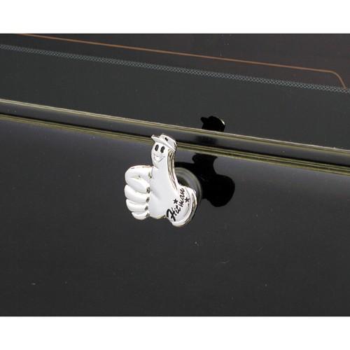 リアワイパーキャップ 手の形 HITMAN リアワイパーマスコット おもしろ おしゃれ サムアップ ...