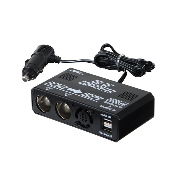 DC/DCコンバーターソケット/USBプラグ付　シガープラグタイプ 502249 JET INOUE...