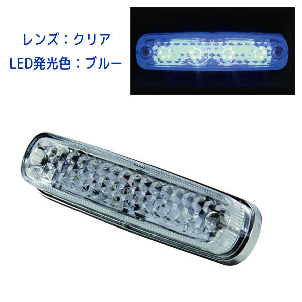 LED 車高灯ランプNEO 24V 533581 クリアレンズ/ブルー発光 1個入り  JET IN...