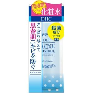 DHC 薬用アクネ コントロールフレッシュ ローション 160ml 天然 化粧水 無着色｜maidora