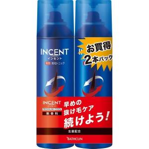 【医薬部外品】バスクリン インセント 薬用育毛トニック 無香料 プレミアムクール 190g×2本パック 育毛剤 養毛剤｜maidora