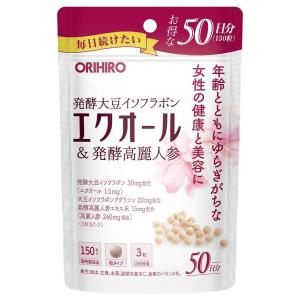 オリヒロ エクオール&発酵高麗人参(150粒入)...の商品画像