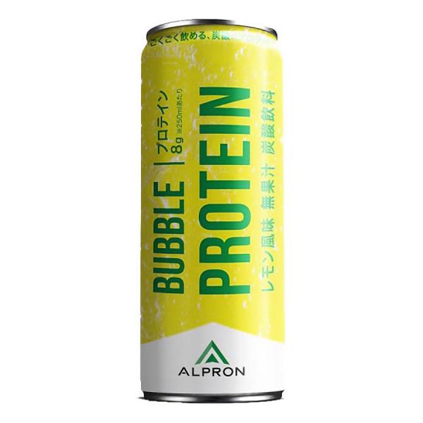 アルプロン バブル プロテイン レモン風味 250mL×30本入 新感覚 炭酸 コラーゲン