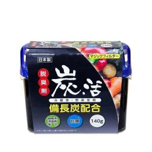 ライオンケミカル マジックフィルター 炭活 冷蔵室・野菜室用 脱臭剤 140g 抗菌 冷蔵庫 野菜室 炭｜maidora