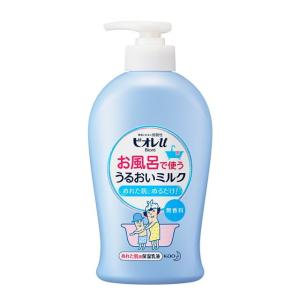 ビオレu お風呂で使ううるおいミルク 無香料(300ml) ぬれた肌用　ボディミルク　保湿乳液