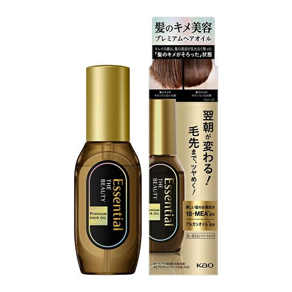 エッセンシャル ザビューティ 髪のキメ美容プレミアムヘアオイル(60ml) 高密着補修　オイルスタイ...