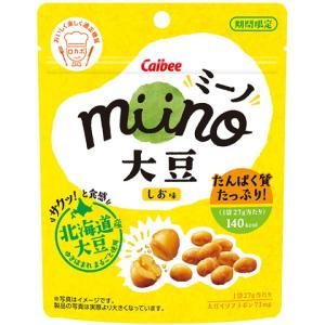 カルビー miino(ミーノ) 大豆しお味 27g × 12個  ミーノ スナック菓子