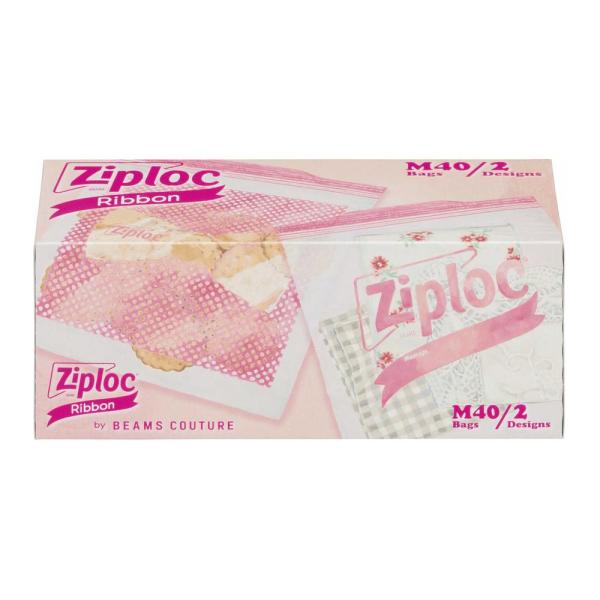 旭化成 ジップロック デザインバッグM 40枚入 ziploc 食品 小物入れ パッケージ  日用消...