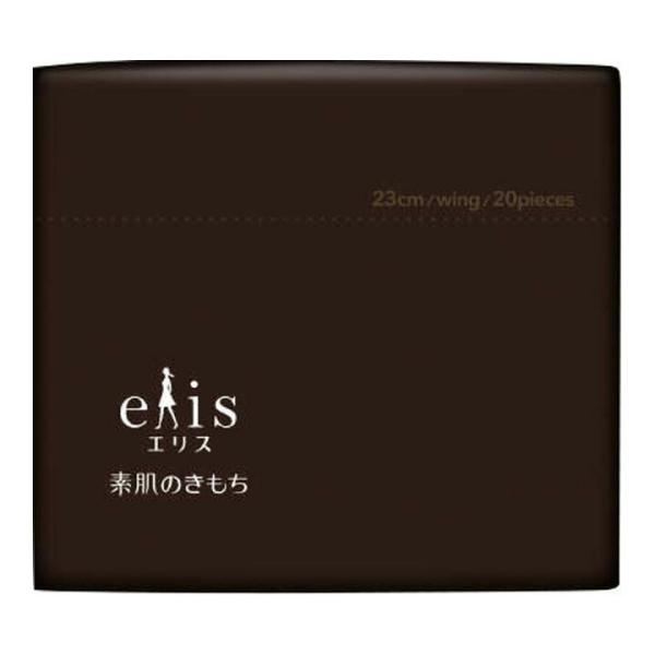 エリス 素肌のきもち ルナフィット 多い昼用 羽つき 23cm シンプルデザイン20枚入 生理用品　...
