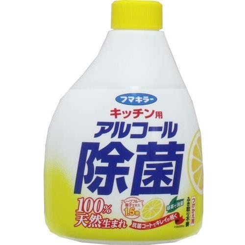 フマキラー アルコール除菌シリーズ キッチン用 アルコール除菌スプレー つけかえ用 400mL