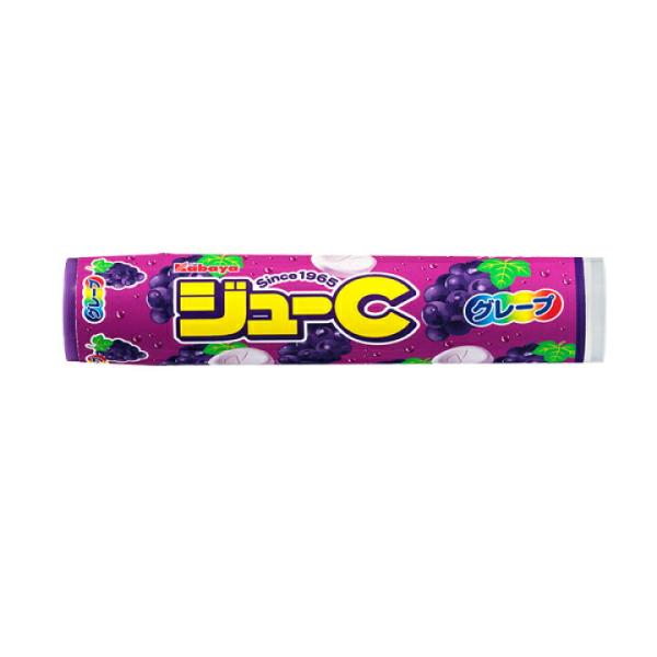 ジューC グレープ 15粒 × 10個 お菓子 ラムネ ジューシー 清涼菓子  