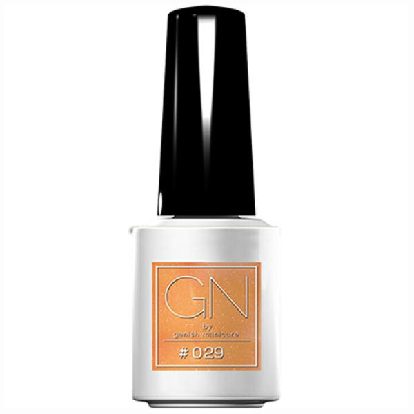 ジーエヌバイジーニッシュマニキュア 029 ポピー シアーオレンジ ジェルネイル成分配合 超速乾