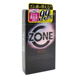 ZONE（ゾーン）6個入り 潤滑ゼリー コンドム 避妊具 コンドー スキン 性具 ゴム｜maidora