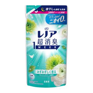 レノア 超消臭1WEEK 柔軟剤 フレッシュグリーン 詰め替え 370ml 抗菌