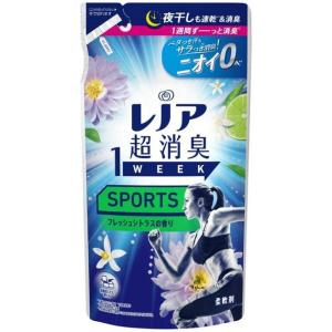 レノア 超消臭1WEEK 柔軟剤 SPORTS フレッシュシトラス 詰め替え 370ml 花粉ブロック 抗菌