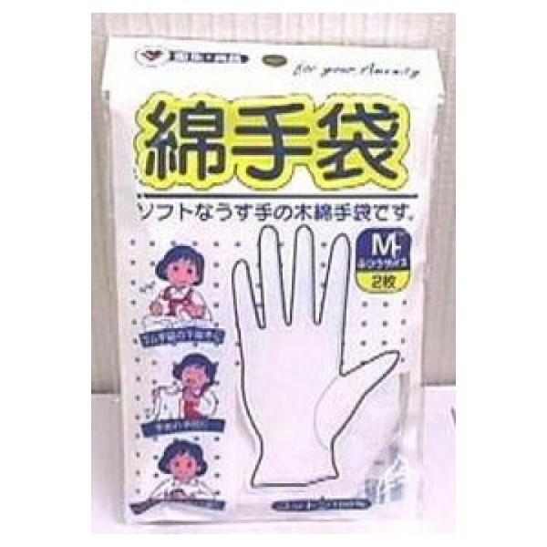 株式会社ビッグ・ビット JS 綿手袋 M 2枚入 綿 手袋