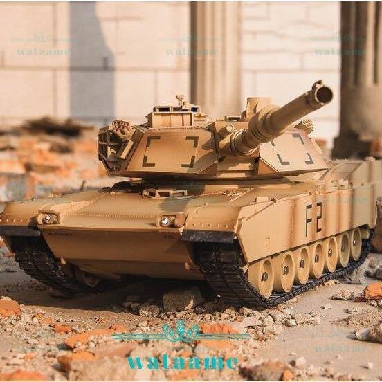 戦車 ラジコン おもちゃ タンク アメリカ戦車 リモコン M1A2 330度旋回砲塔 シューティング...
