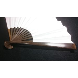 白扇　将棋扇子　棋士扇子　8寸5分13間　　唐木　化粧箱入り　　｜京都 扇子専門店 舞姫