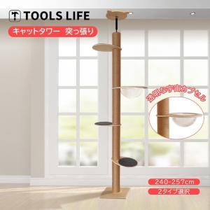 TOOLS LIFE 9cm極太木登りタワー　高さ240-257cm対応