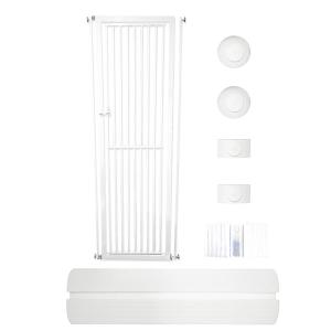 LIFAXIA ペットゲート 猫 190cm ハイタイプ 猫脱走防止フェンス ベビーゲート ペット 柵 玄関 犬