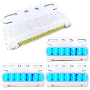 Meliore 極薄 汎用 サイドマーカー LED 24V COB ダウン アンダー ライト テール ランプ タイヤ ステー 付 薄型 角型 防水 I