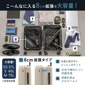 フロントオープン スーツケース 機内持ち込み ...の詳細画像3