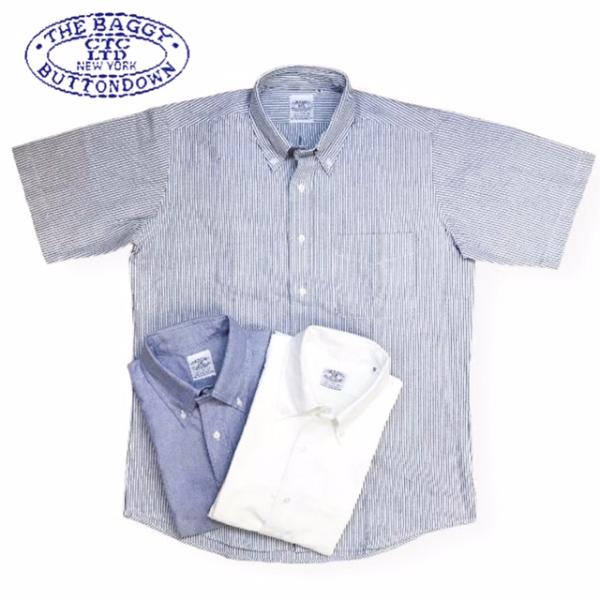 送料無料 BAGGY【バギー】2 OX B.D S/S 半袖 カラー オックスフォードシャツ ボタン...