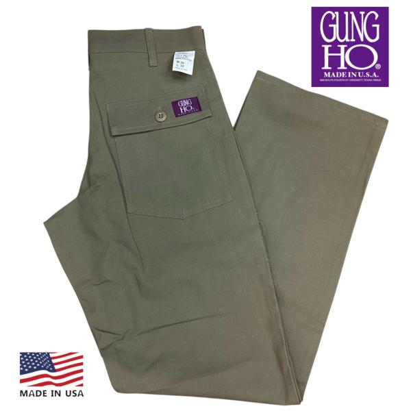 アメリカ製 送料無料 GUNG HO【ガンホー】1169 RIPSTOP PANTS リップストップ...