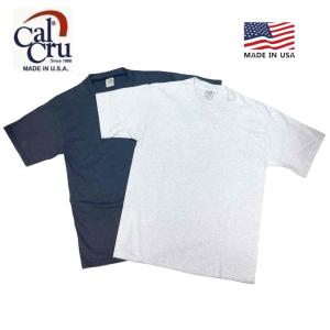 アメリカ製 CAL-CRU【カル クルー】ST.TEE 半袖ボーダーTシャツ メンズ(男性用)【smtb-m】