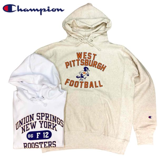 送料無料 CHAMPION【チャンピオン】P-HOOD プリント フードスウェット スエット メンズ...