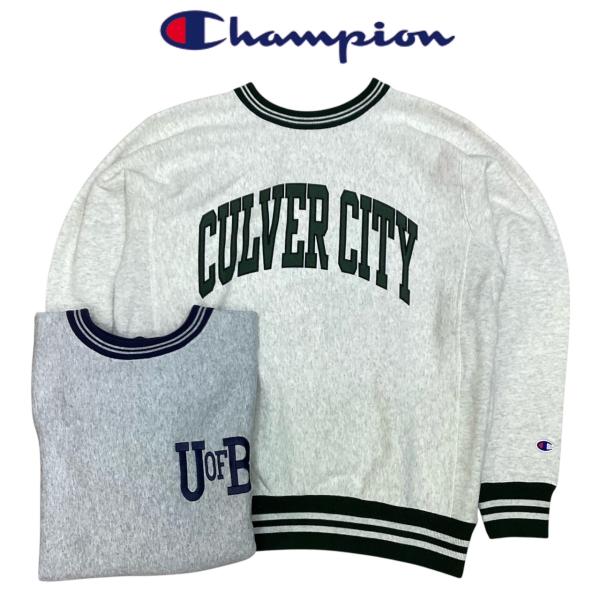 送料無料 CHAMPION【チャンピオン】R/W CREW P-SWEAT 2 リブライン 長袖 リ...