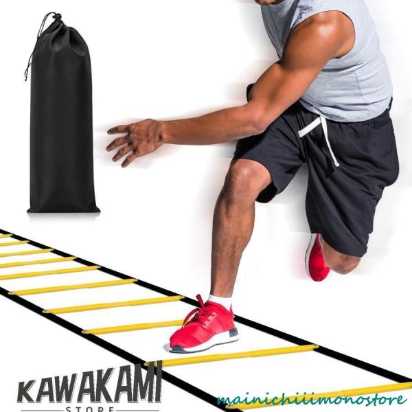 ラダー トレーニングラダー 固定式 5m 12枚プレート ハードルトレーニング サッカー 野球 練習...