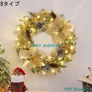 飾り付け リース 玄関 飾り クリスマスオーナ...の詳細画像3