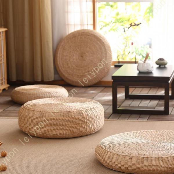 い草の座布団 い草 井草 イグサ 伊草 座布団 ざぶとん クッション シートクッション 丸 円形 和...