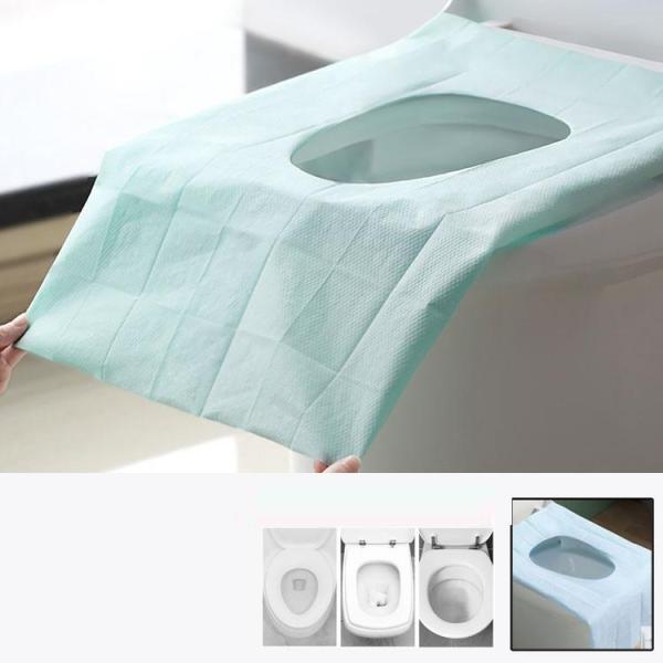 50枚 便座シート 使い捨て トイレシートカバー 抗菌 防災グッズ 便器 汚れ防止 清潔 介護  ト...