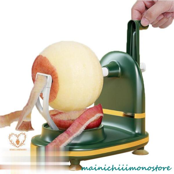 アップル ピーラー りんご 皮むき器 アップルクイック 梨 なし 果物 皮剥き機 回転式ピーラー キ...